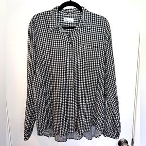 Black and White GAP Flannel